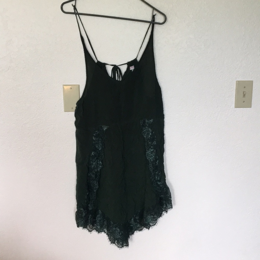 Forest Green Free People Eyelashes Slip